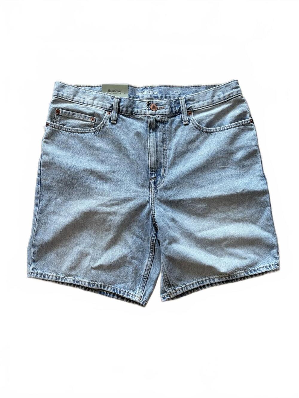 NEW! Good fellow women’s Relaxed Denim Shorts, Size 34